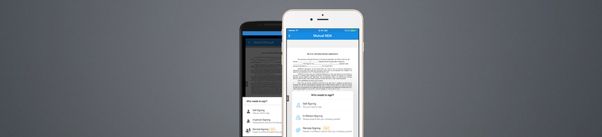 SignEasy simplifies business workflows for professionals & SMBs with the Request Signature feature