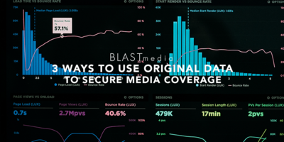 3 Ways to Use Original Data to Secure Media Coverage