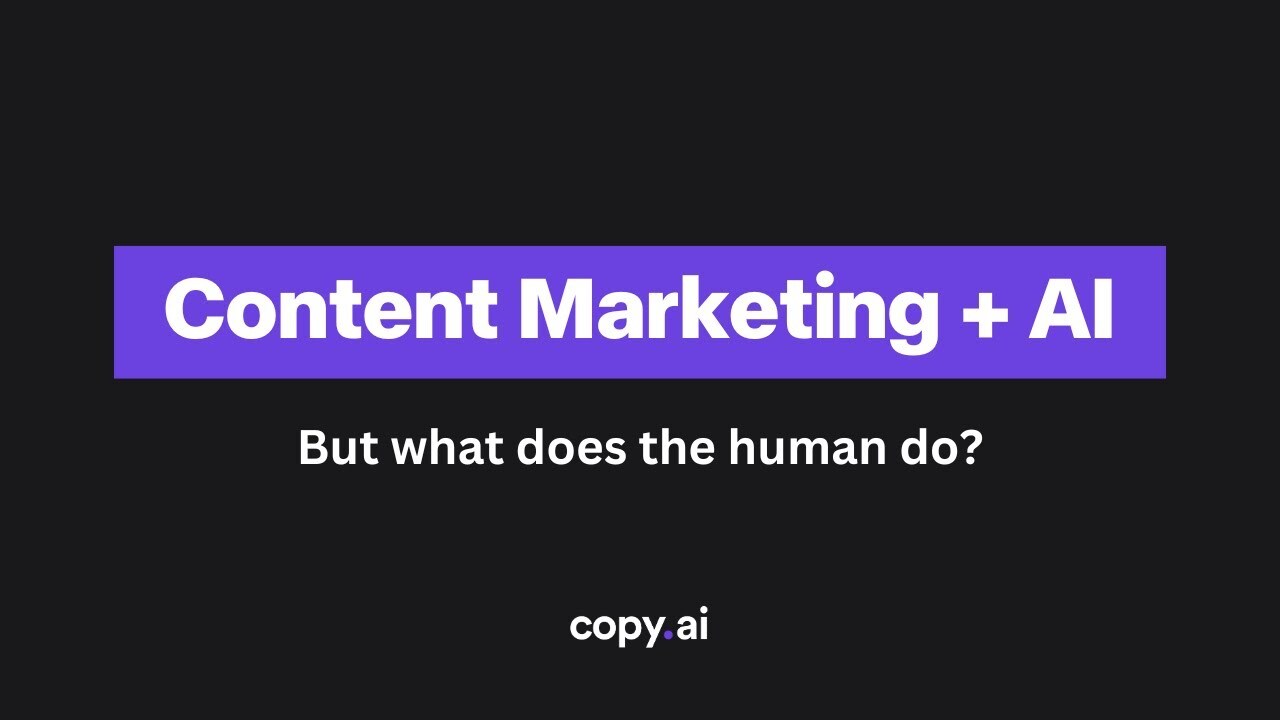 Content Marketing + AI: But Where's the Human in the Loop?