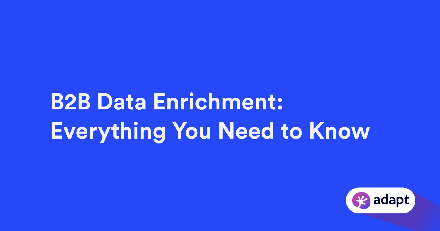 B2B Data Enrichment: Everything you need to know