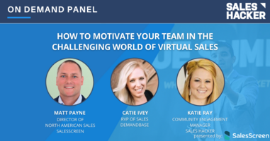 How to Motivate Your Team in the Challenging World of Virtual Sales
