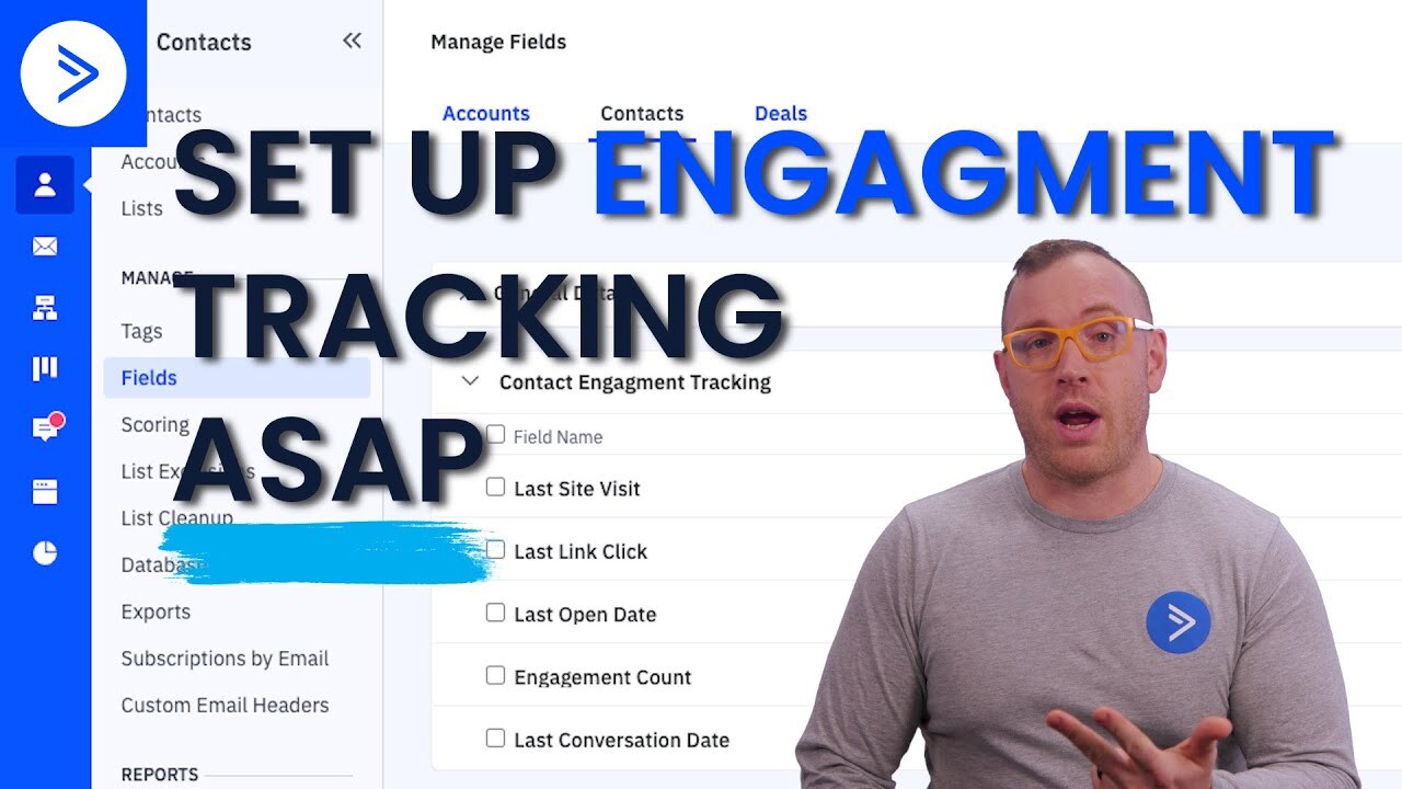 Track Engagement ASAP when you set up ActiveCampaign | Tuttle's Tips