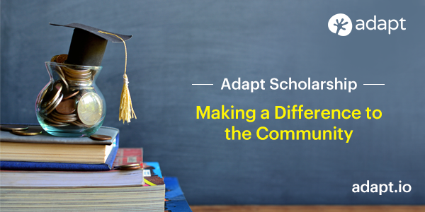 Adapt Scholarship - Making a Difference to the Community - Adapt.io