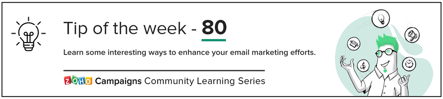 Tip of the week 80 - 3 tips to craft emails for inactive contacts