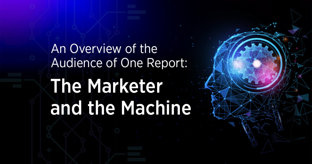 An Overview of the Audience of One Report: The Marketer and the Machine