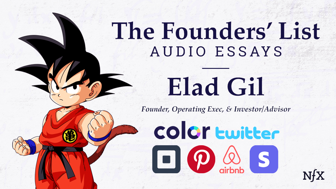 The Founders' List: "The 3 Types of Platform Companies" by Elad Gil (Color Genomics & Twitter)