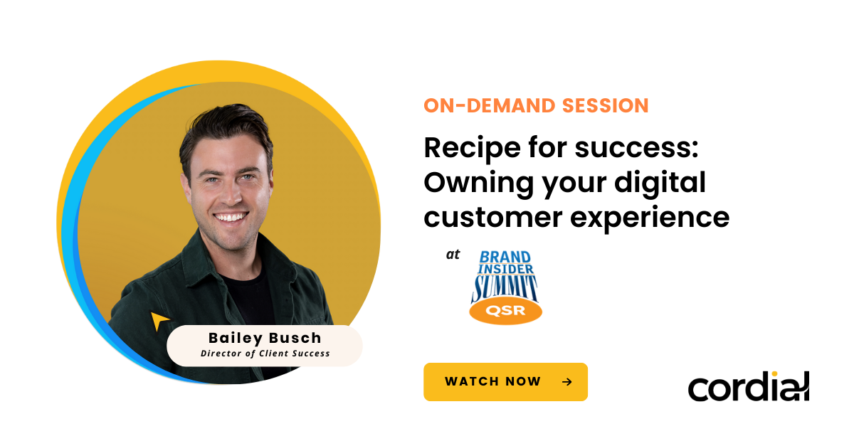 Recipe for success: Owning your digital customer experience