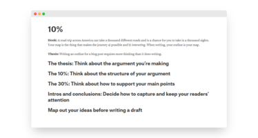 How to Write a Blog Post Outline