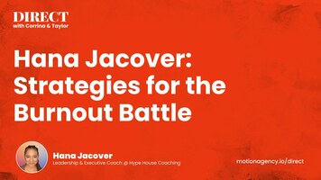 Hana Jacover: Strategies for the Burnout Battle