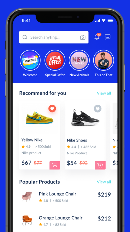 Increase Interaction by Bringing In-App Stories to Different Pages!