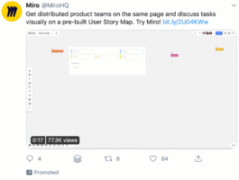 Miro Story Mapping Ad GIF - Swipe File