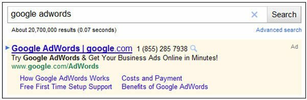 AdWords Showing Display URL Domain in Headlines for Select Ads on Google