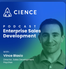 Enterprise Sales Development podcast with Vince Blasio,