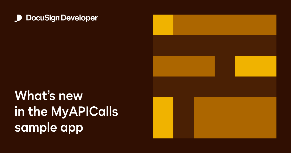 What's new in the MyAPICalls sample app