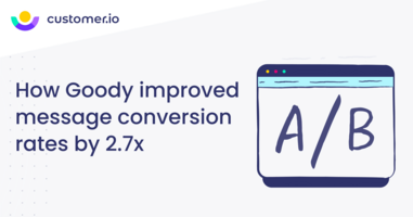 How Goody improved message conversion rates by 2.7x with minimal developer support