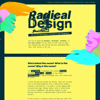 Teardown: Radical Design's Landing Page