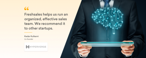 How AI based Startup used Freshsales Sales CRM to achieve 10X Growth