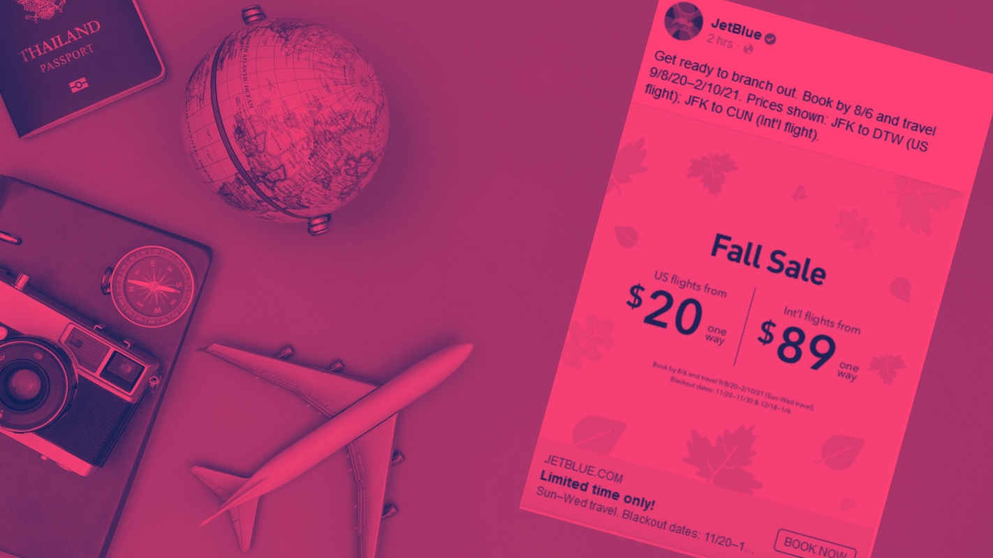 Airline Advertising & Marketing: JetBlue, United & Delta