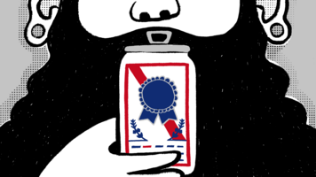 Pabst Blue Ribbon marketing: Then and now