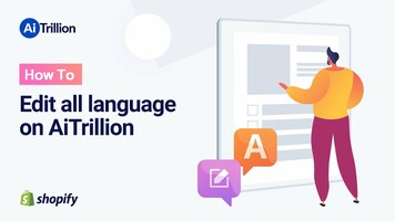 How to edit all language on AiTrillion