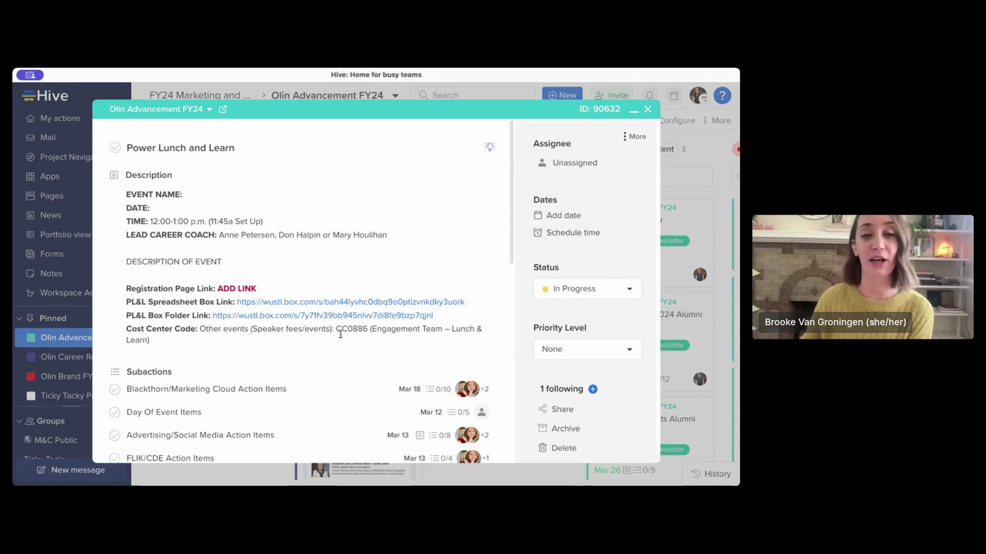 Simplifying University Marketing Workflows in Hive