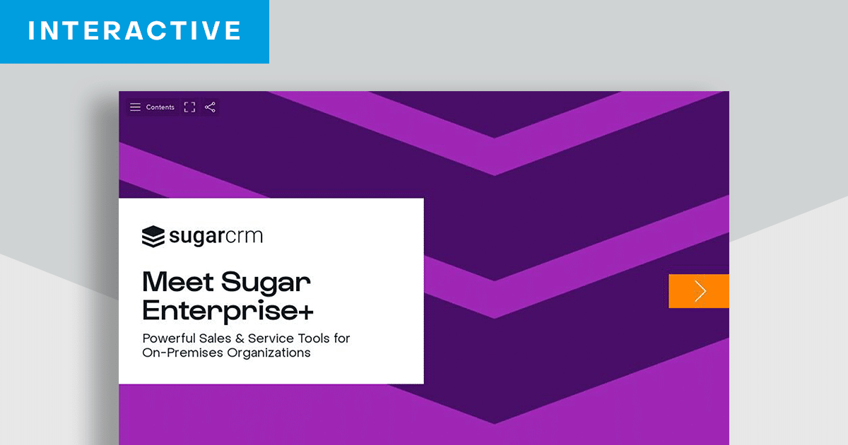 Meet Sugar Enterprise+