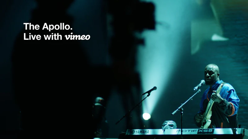 The Apollo Theater, still performing live with video