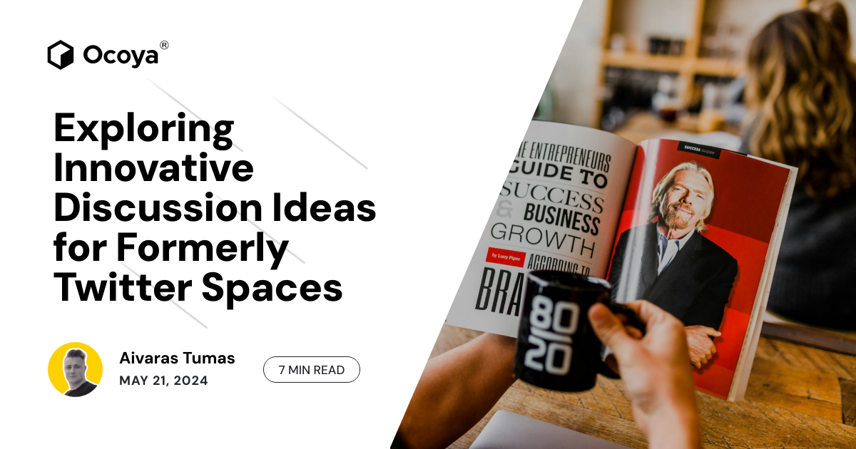 Exploring Innovative Discussion Ideas for Formerly Twitter Spaces