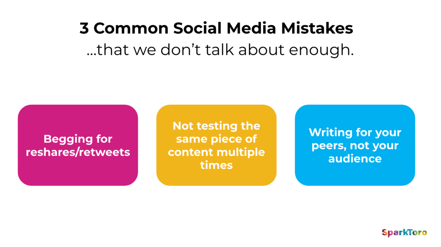 3 Common Social Media Mistakes That We Don't Talk About Enough