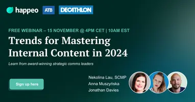 Webinar: Trends for Mastering Internal Content in 2024