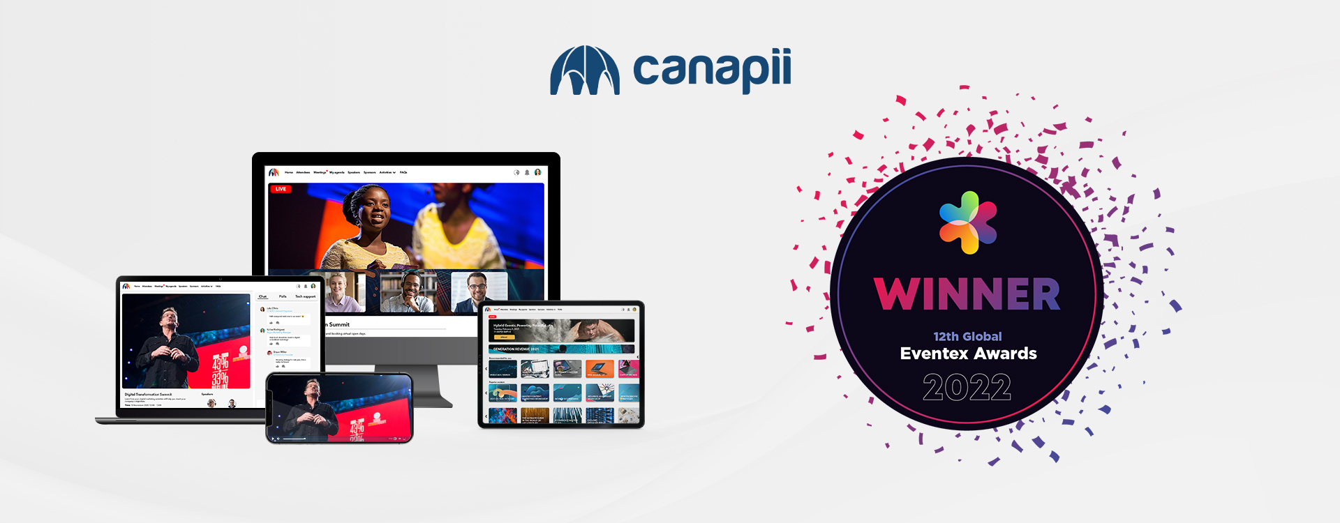 Canapii bags three awards at Eventex 2022