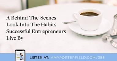 #388: A Behind-The-Scenes Look Into The Habits Successful Entrepreneurs Live By - Amy Porterfield | Online Marketing Expert