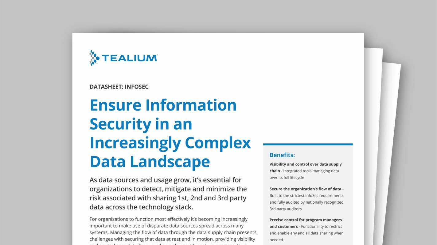 Data Security, InfoSec Datasheet