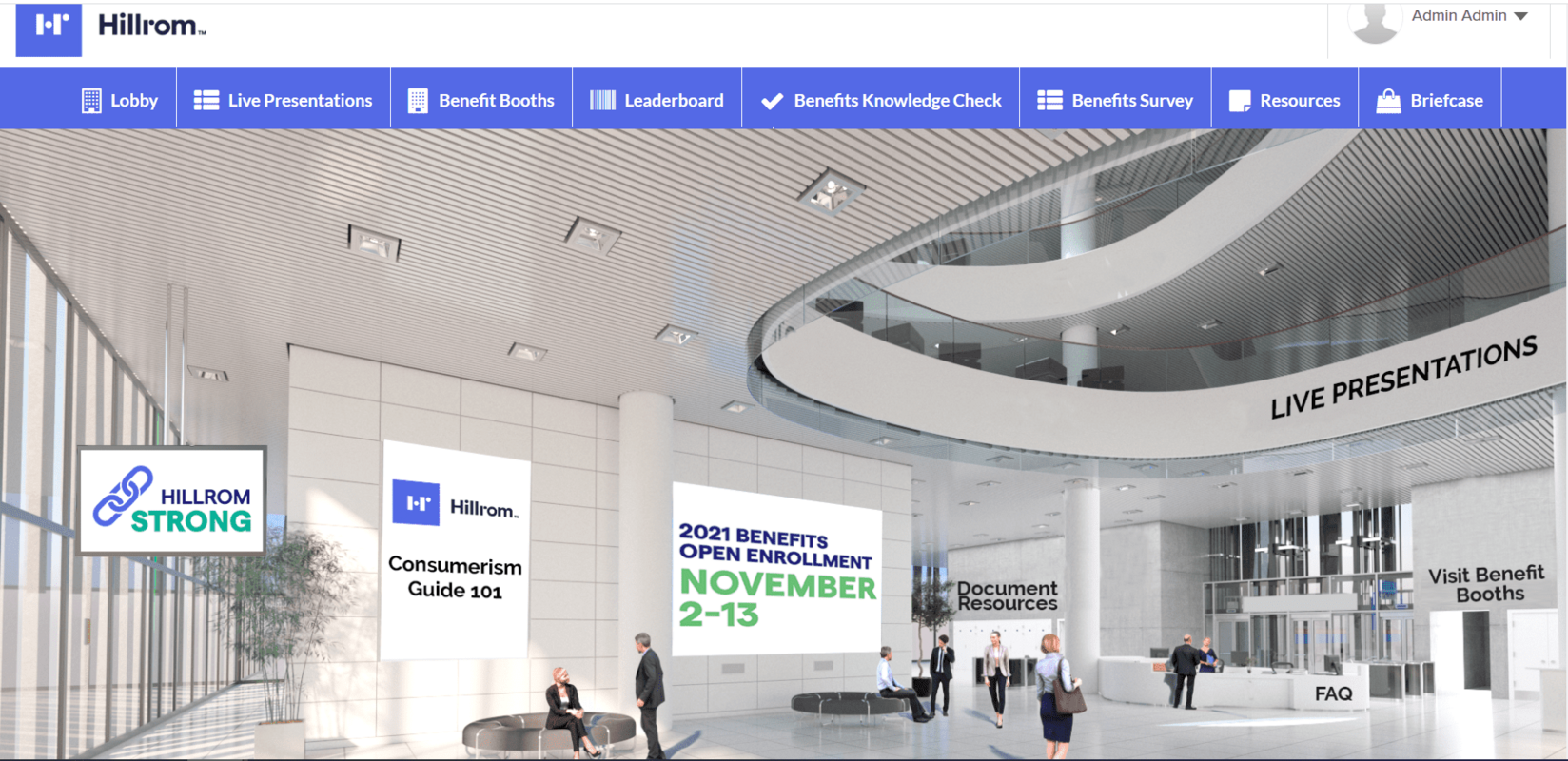 The Second Annual Hillrom Virtual Benefits Fair Maximizes Employee Engagement