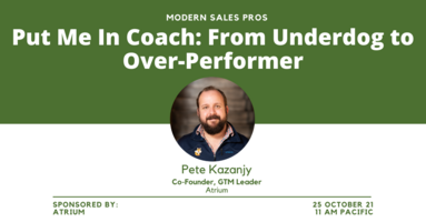 Put Me In Coach: From Underdog to Over-Performer