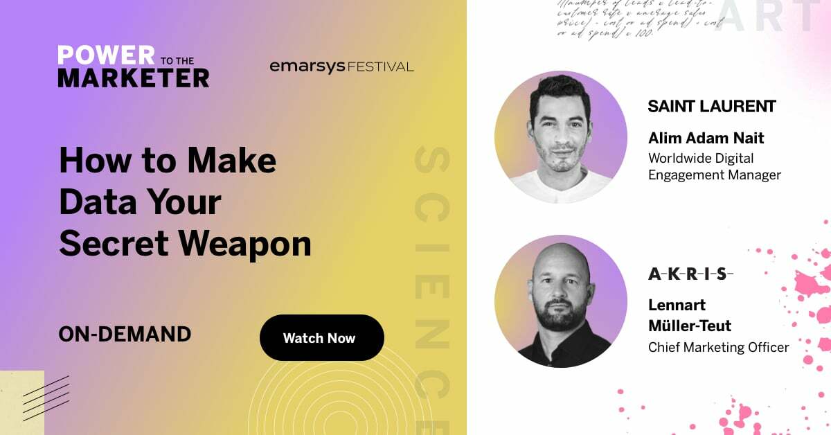 How to Make Data Your Secret Weapon