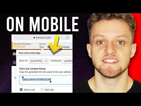 How To Generate Amazon Affiliate Link on Mobile
