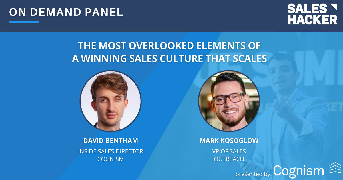 The Most Overlooked Elements of a Winning Sales Culture That Scales