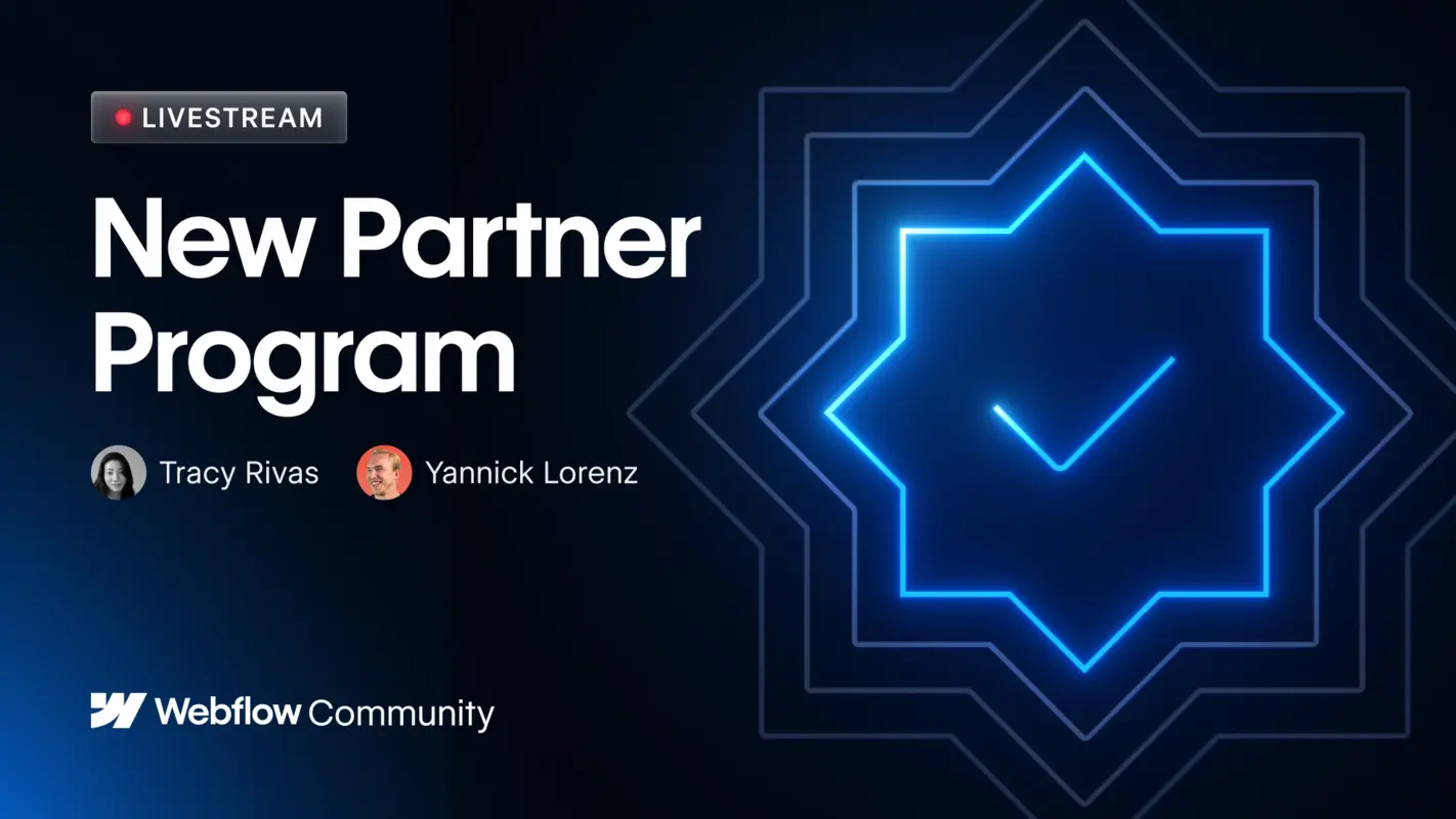 Webflow's new partner program