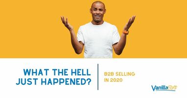 What the Hell Just Happened? B2B Selling in 2020