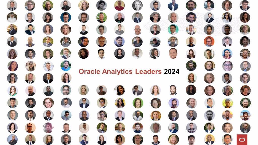 Announcing the Oracle Analytics Leaders of 2024