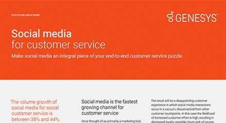 Social Media for Customer Service