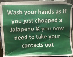 Great analogy about washing hands - Swipe File