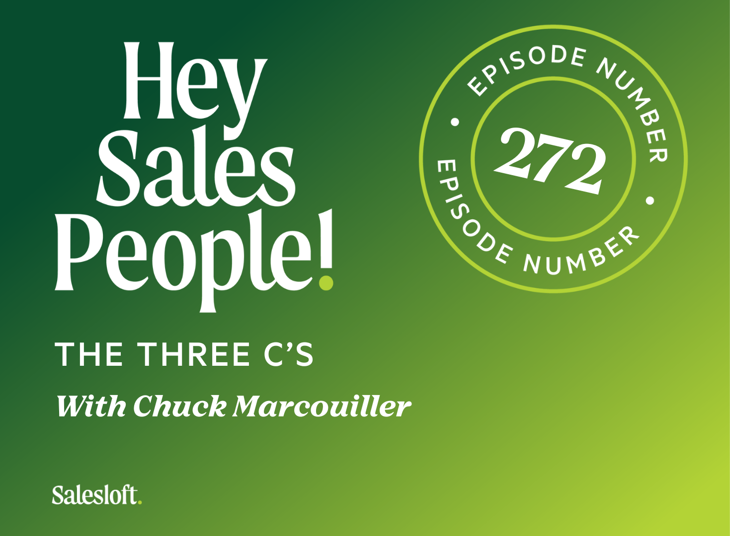 The Three C's With Chuck Marcouiller