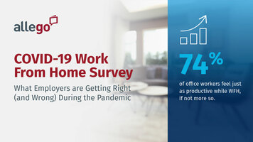 Allego WFH Survey Reveals What Employers are Getting Right (and Wrong) During the Pandemic