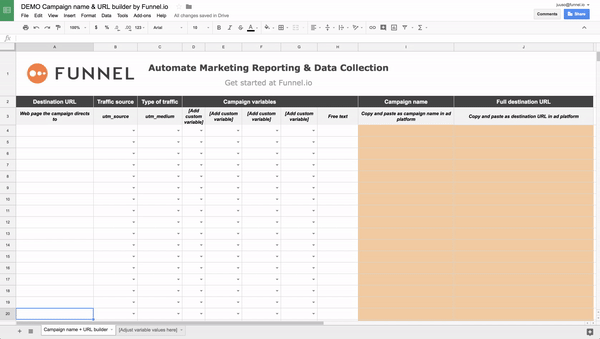 How to easily create structured advertising campaign names [FREE TOOL]
