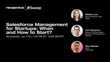 Salesforce Management for Startups: When and How to Start?