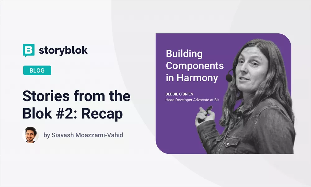 SftB#2 Recap: Building components in Harmony