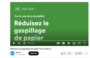 Réduisez le gaspillage de papier avec Narvar