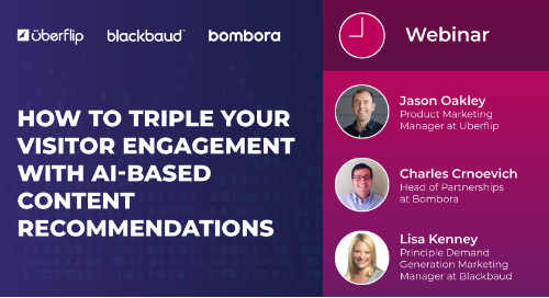 Webinar: How to 3X Engagement With AI-Based Content Recommendations